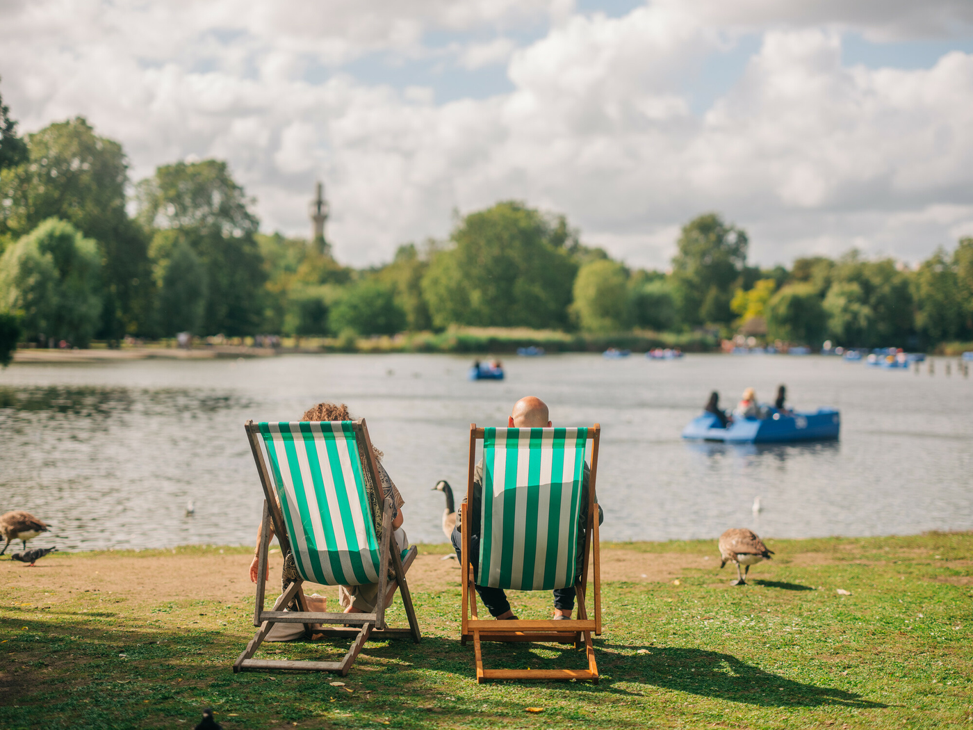 Boating on The Regent's Park Boating Lake