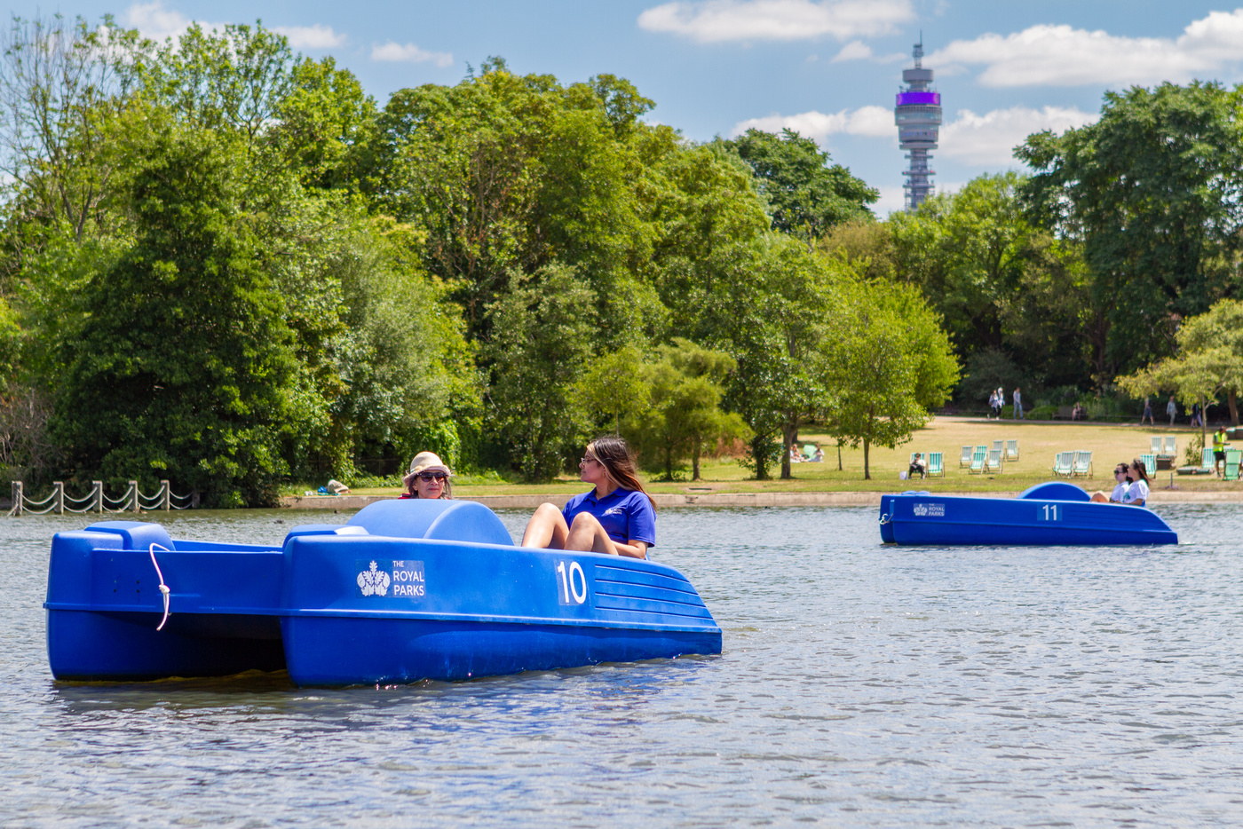 Boating on The Regent's Park Boating Lake