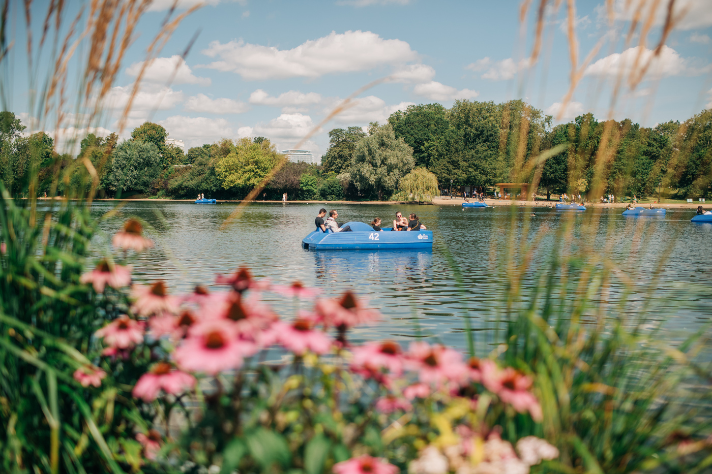 Boating on The Serpentine