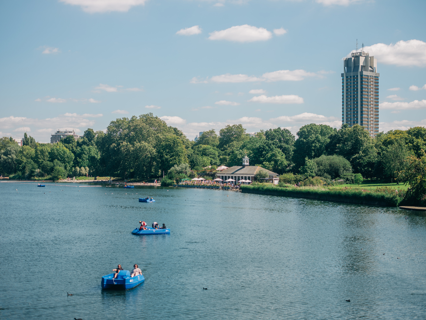 Boating on The Serpentine