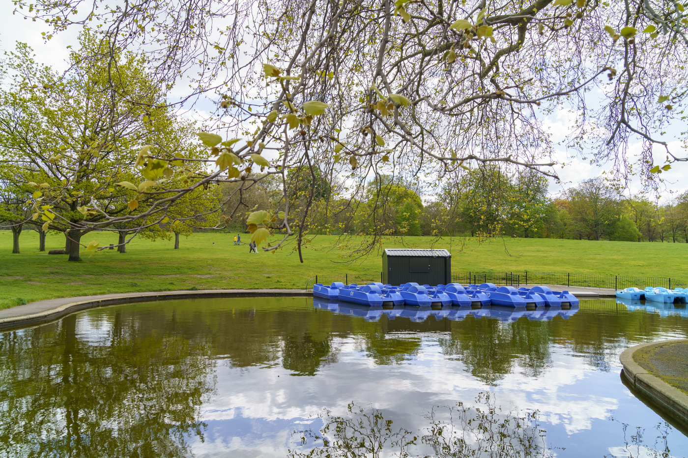 Boating on the Greenwich Park boating pond