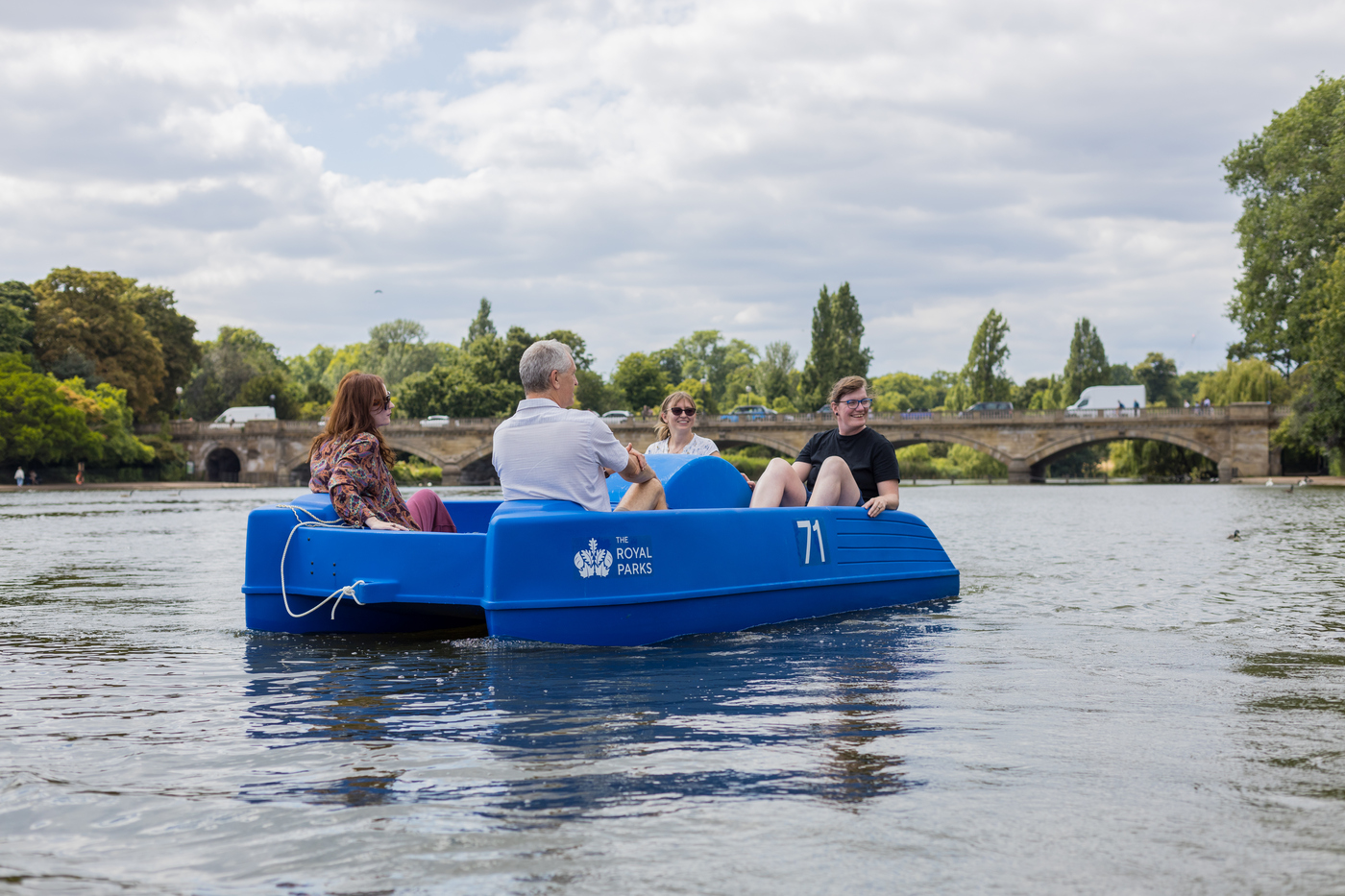 Boating in Hyde Park