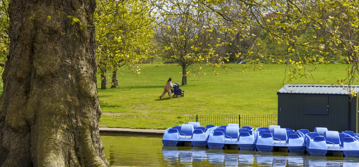 Boating on the Greenwich Park boating pond