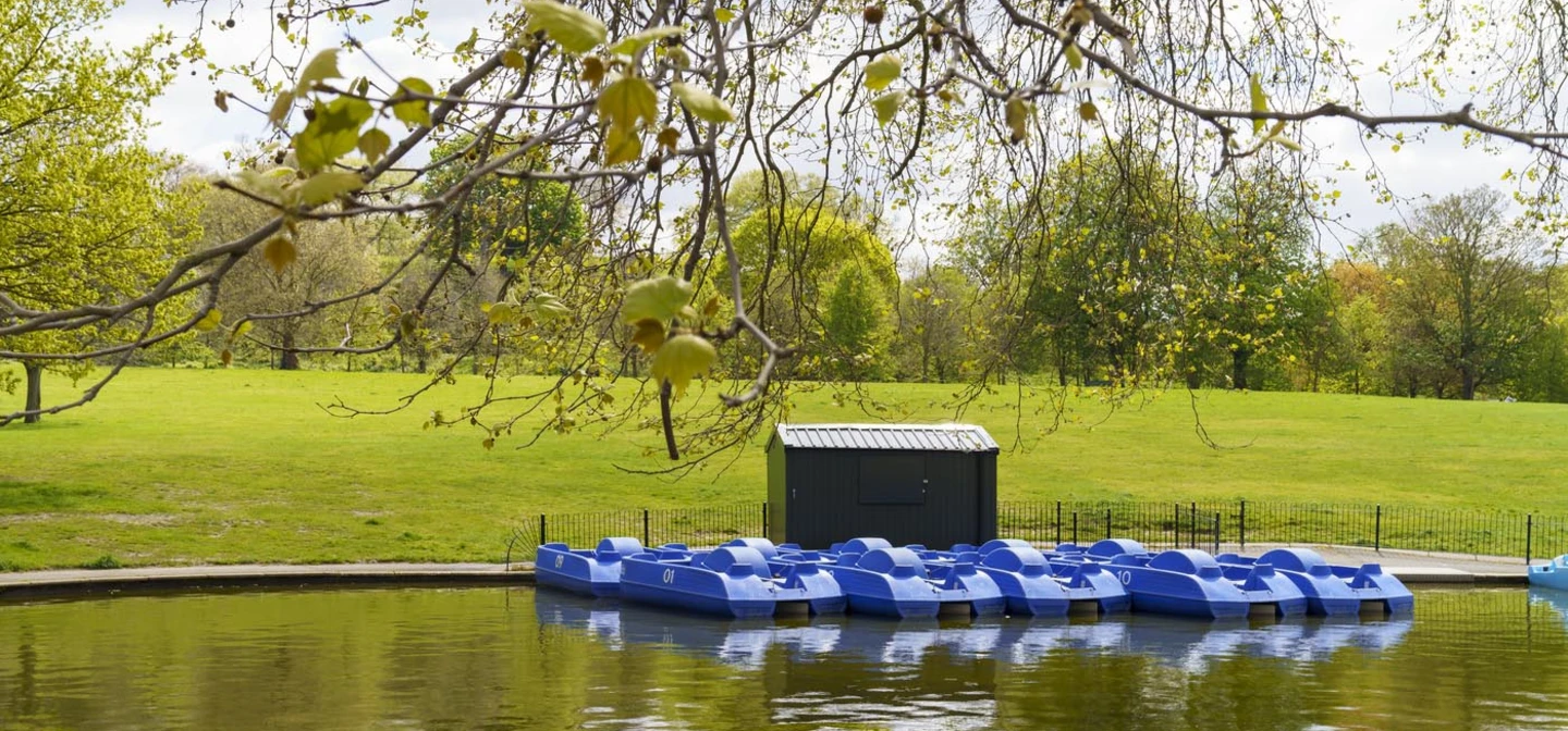 Boating on the Greenwich Park boating pond