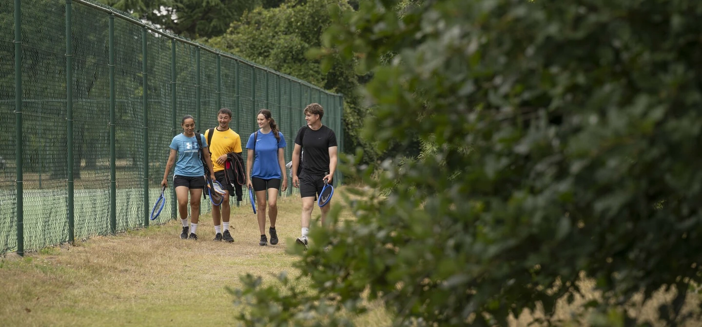 Greenwich Park outside tennis courts