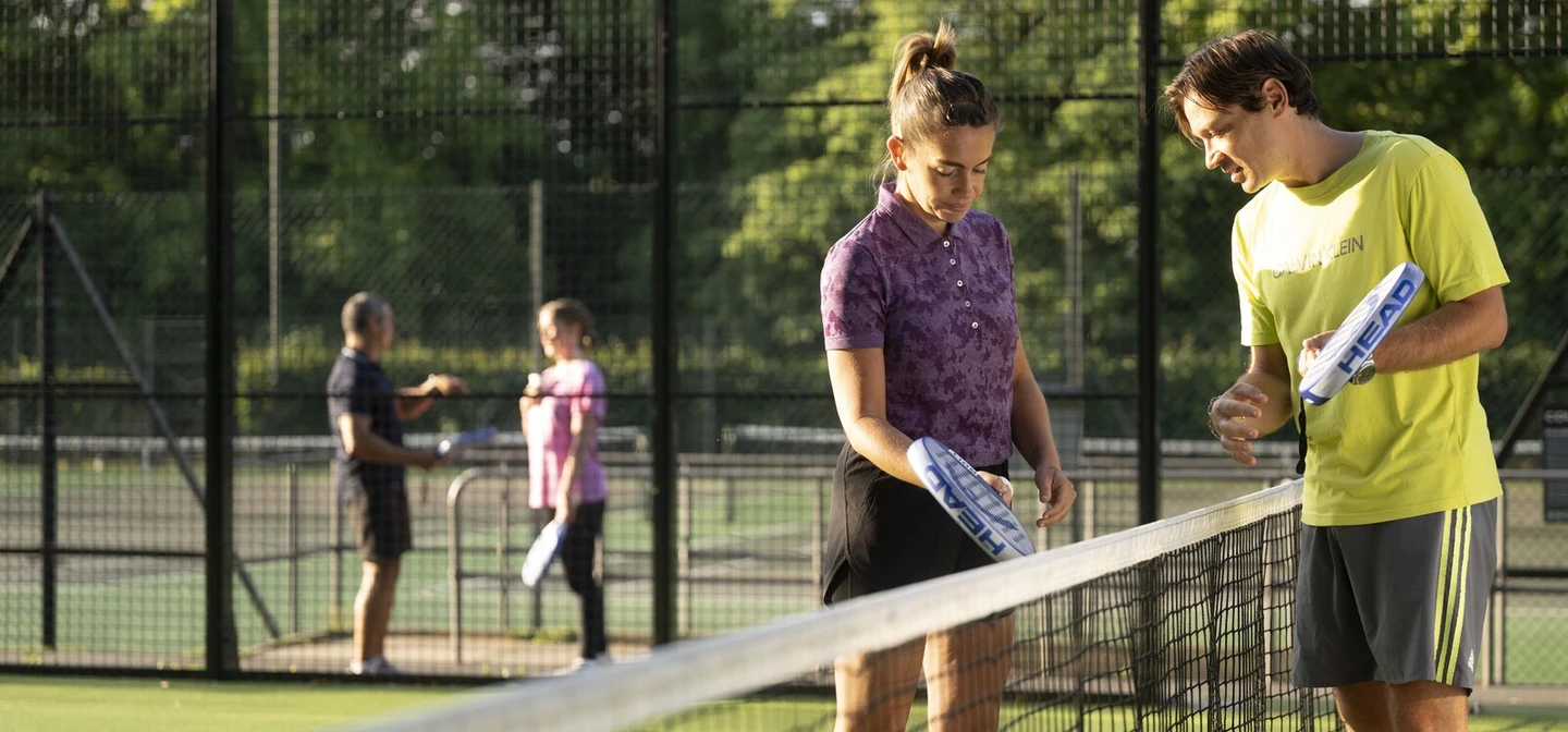 Padel coaching at The Regent's Park