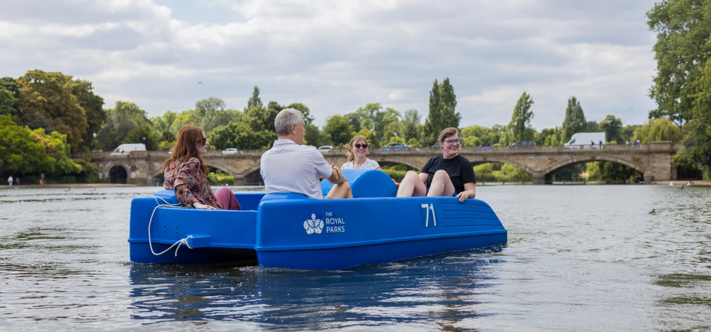 Boating in Hyde Park