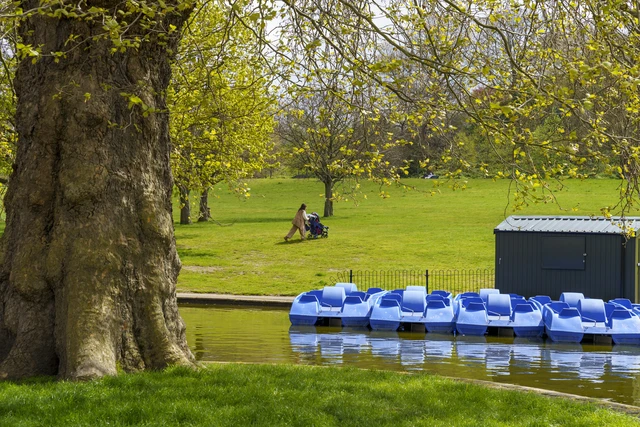 Boating on the Greenwich Park boating pond
