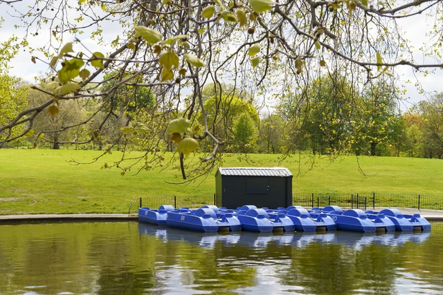 Boating on the Greenwich Park boating pond
