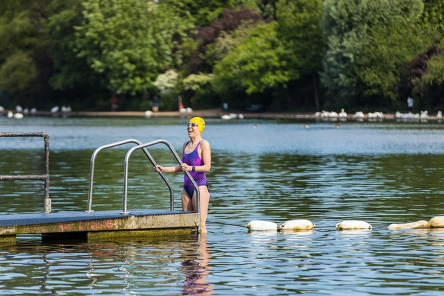 Swimming in The Serpentine