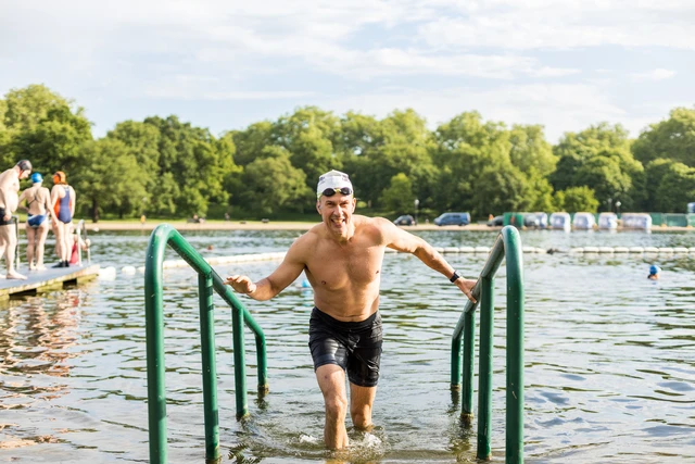 Swimming in The Serpentine