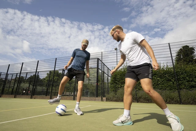 Five a side football at Hyde Park