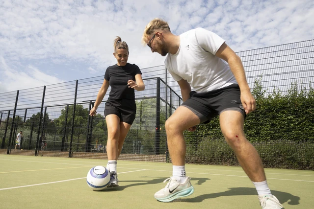 Five a side football at Hyde Park