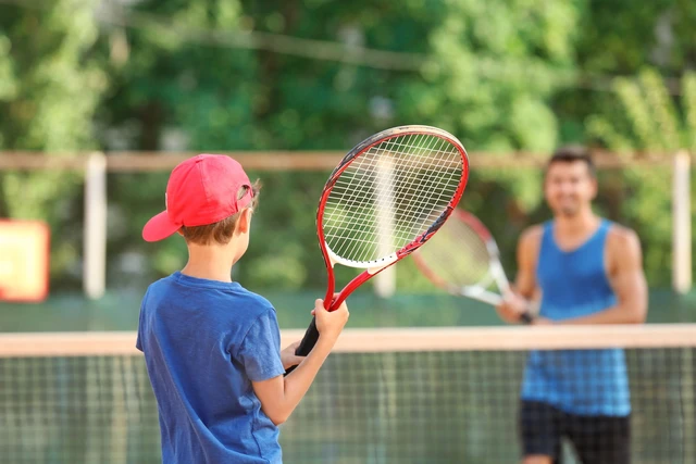 Junior tennis coaching
