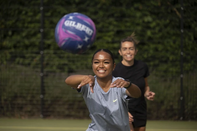Netball in Hyde Park