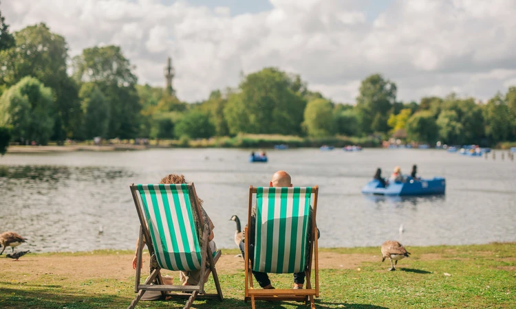 Boating on The Regent's Park Boating Lake