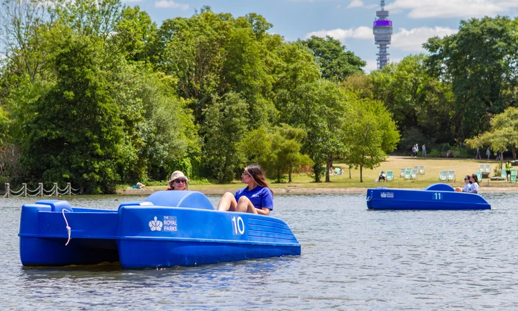 Boating on The Regent's Park Boating Lake