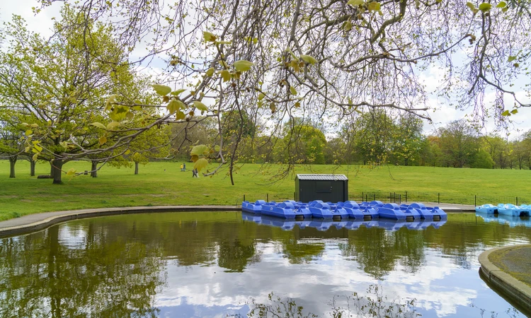 Boating on the Greenwich Park boating pond
