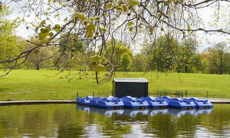 Boating on the Greenwich Park boating pond