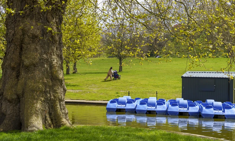 Boating on the Greenwich Park boating pond