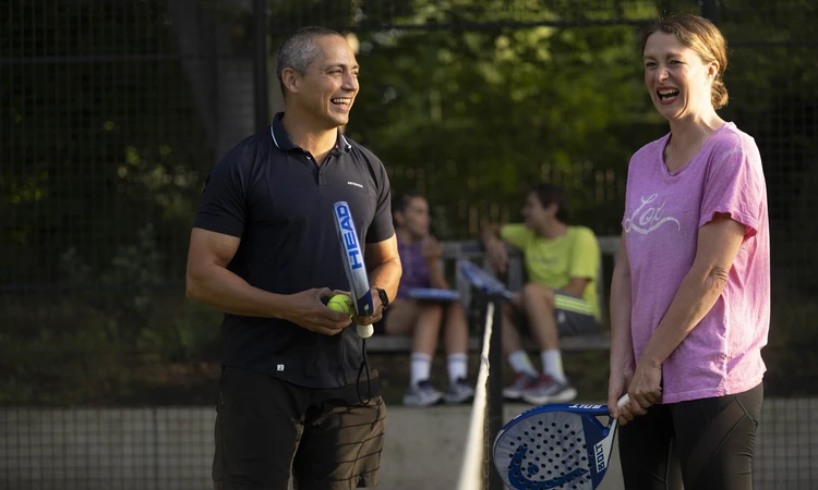 Padel coaching at The Regent's Park