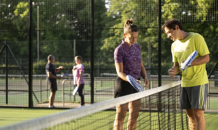 Padel coaching at The Regent's Park