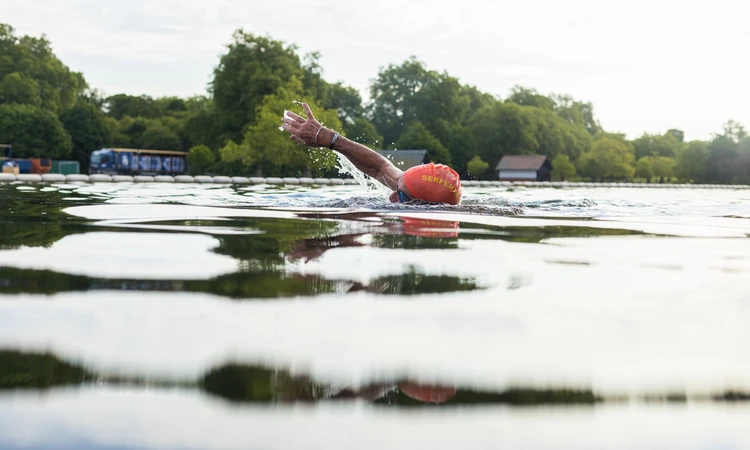 Swimming in The Serpentine