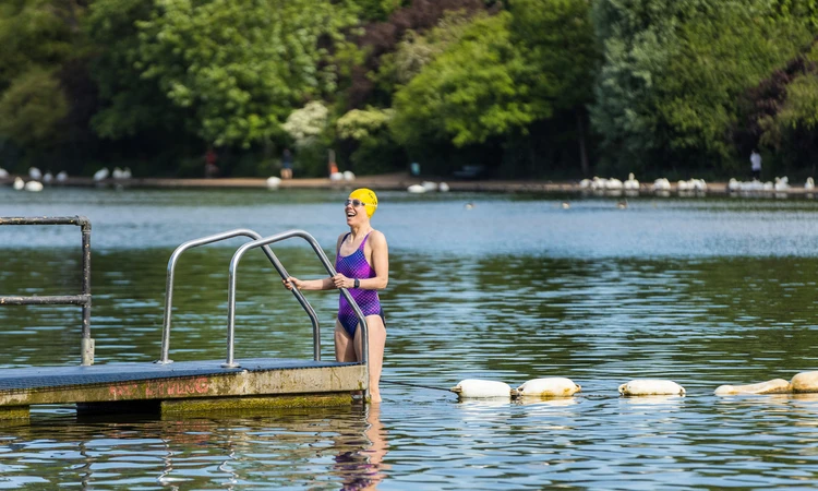 Swimming in The Serpentine