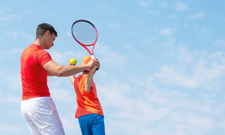Junior tennis coaching