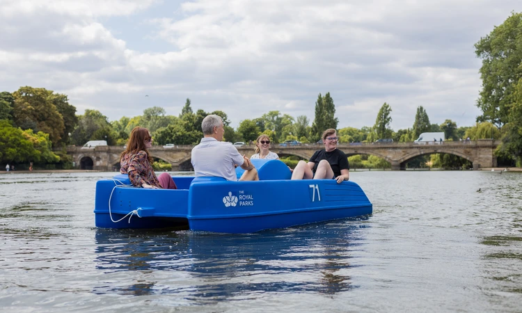 Boating in Hyde Park