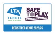 Logo for the Lawn Tennis Association